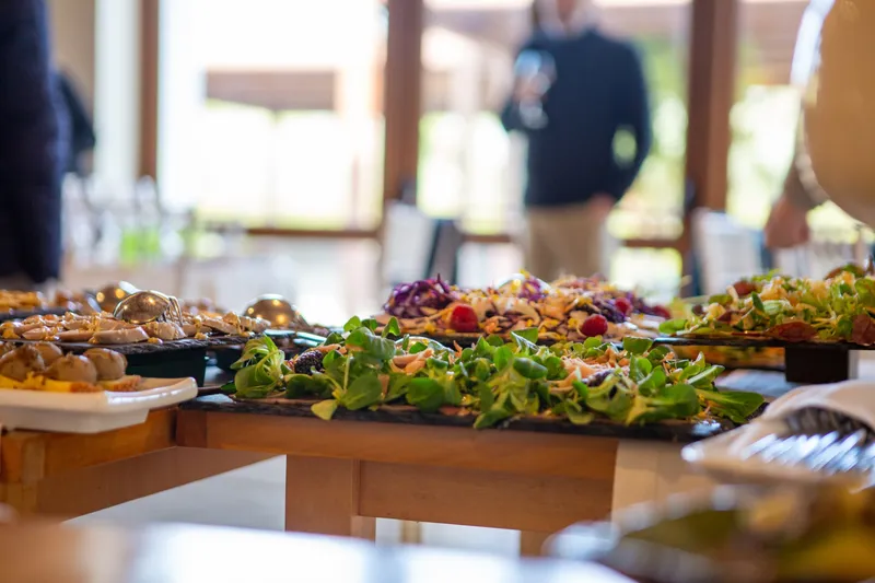 Buffet di un ricevimento